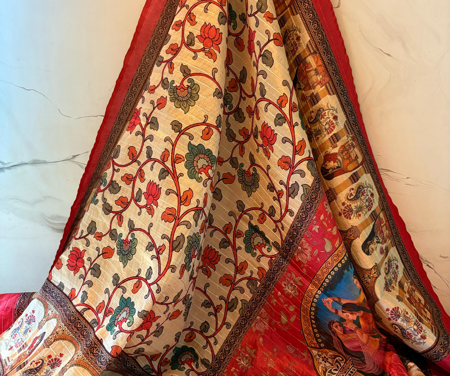 Mughal Print Digital Dupatta