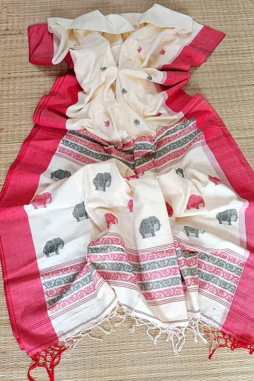 Handloom Khadi Cotton Saree