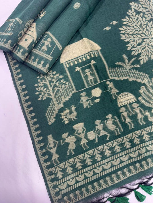 Jamdani Soft Cotton Saree