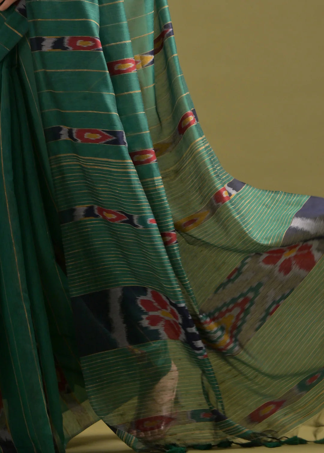 Soft Mulmul cotton Ikat Saree