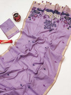 Pichwai motif Handloom Cotton Saree