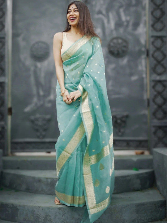 Lightweight Linen Saree