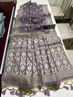 Muga Cotton Jamdani Saree