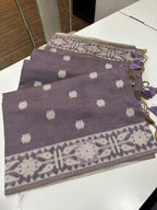 Muga Cotton Jamdani Saree