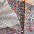 Embroidered Madhubani Pure Tussar Saree