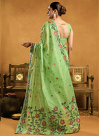 Muga Cotton Jamdani Saree