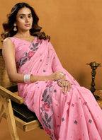 Muga Cotton Jamdani Saree