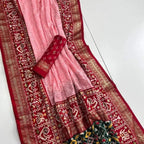 Georgette Chikankari Patola saree