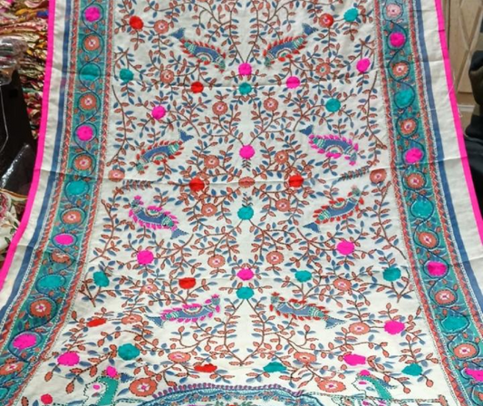 Madhubani Thread Work Dupatta
