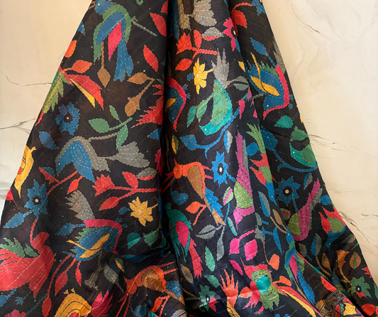 Multicolour Abstract Print Dupatta