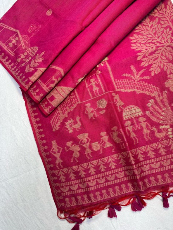 Jamdani Soft Cotton Saree