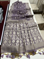 Muga Cotton Jamdani Saree