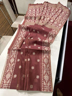 Muga Cotton Jamdani Saree