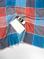 Checked Lightweight Linen Saree