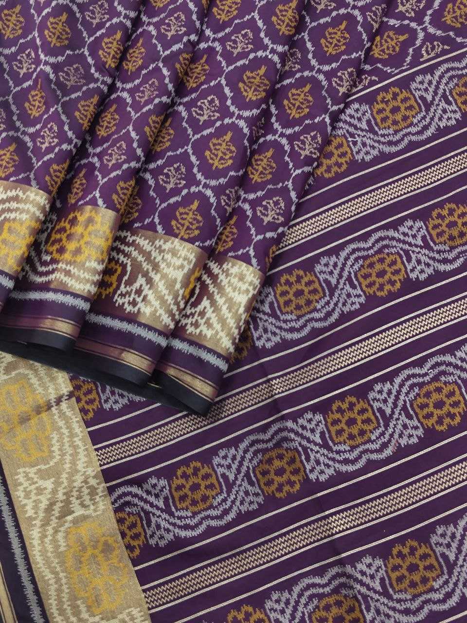 Woven Ikkat Silk Saree